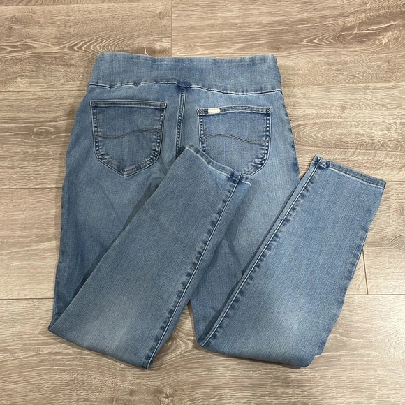 Lee Sculpting Slim Fit Skinny Leg Mid Rise Denim Jeans 10 - Picture 15 of 15